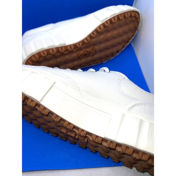 Fila Womens White Platform Sneakers Size 8.5 US - Picture 3 of 6